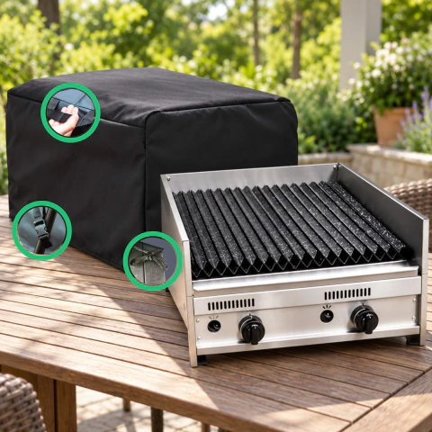 Funda Parrilla Corbelli 60 gas mesada sin tapa TST impermeable
