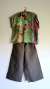 PANTALON ANCHO VERDE SECO - comprar online