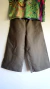 PANTALON ANCHO VERDE SECO