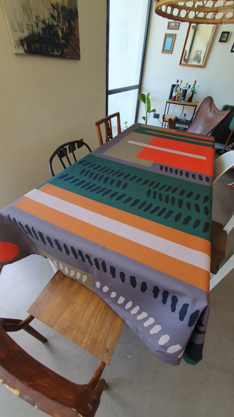 MANTEL CIUDAD ANTIMANCHAS - comprar online