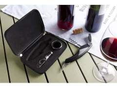Imagen de Set Utensilios Para Vino Sacacorcho Con Estuche