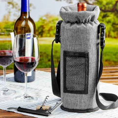 Bolsa Estuche Termico Para Botella Vino Con Destapador Sacac - tienda en línea