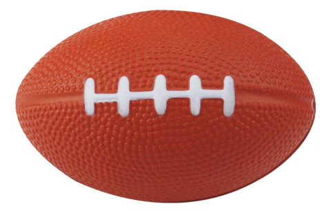 10 Piezas Pelota Antiestres Futbol Americano Poliuretano 6cm