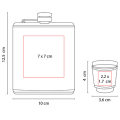 Set Licorera 220 ml con vasos sku. 3547 - comprar en línea