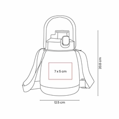 cilindro anfora plastico asa agua 1200ml minsk - tienda en línea