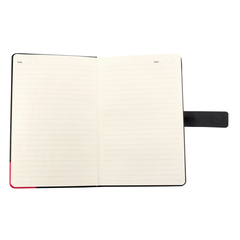 Libreta curpiel rayada Bory broche y placa en internet