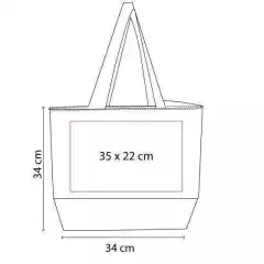 Bolsa algodon con base yute con cierre cody - comprar en línea