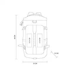 Maleta Mochila Deportiva Poliester Correa Hombro Mena - comprar en línea