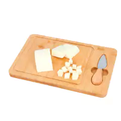 Tabla Bambu Cocina gourmet Alimentos cuchillo queso Mozy - comprar en línea