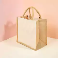 bolsa ecologica yute algodon olive regalos super eventos - tienda en línea