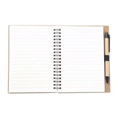 Libreta ecologica Rayada pasta suave boligrafo Corcho Alcor - comprar en línea