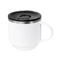 taza doble pared acero inoxidable 2drink 330ml tapa