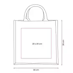bolsa ecologica yute algodon olive regalos super eventos - comprar en línea