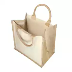 bolsa ecologica yute algodon olive regalos super eventos - Vantastiks