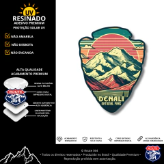 Adesivo Resinado Parques Nacionais (USA) - Denali