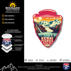 Adesivo Resinado Parques Nacionais (USA) - Kenai Fjords