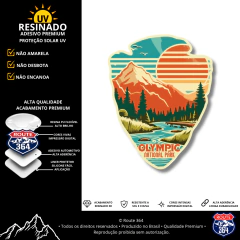 Adesivo Resinado Parques Nacionais (USA) - Olympic