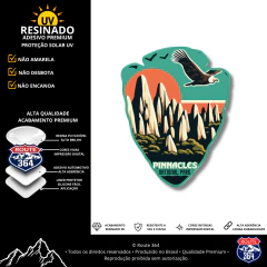 Adesivo Resinado Parques Nacionais (USA) - Pinnacles