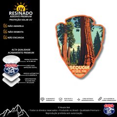 Adesivo Resinado Parques Nacionais (USA) - Sequoia