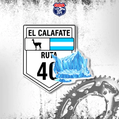 Adesivo Resinado Argentina - Ruta 40 (El Calafate) - comprar online