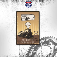 Adesivo Resinado Brasil - Morretes Paraná
