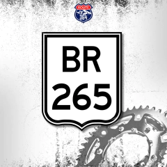 Adesivo Resinado Brasil - BR 265 - comprar online