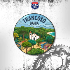 Ímã Resinado Brasil - Trancoso (Bahia)