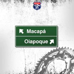 Adesivo Resinado Brasil - Placa Macapá / Oiapoque - comprar online