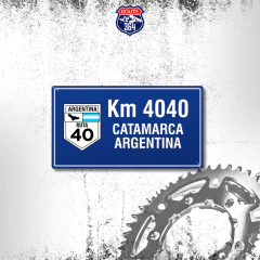 Ímã Resinado Argentina - Placa Km 4040 / Catamarca - comprar online