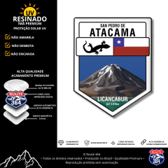 Ímã Resinado Chile - San Pedro de Atacama (Licancabur)