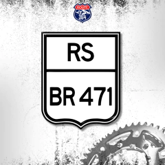 Adesivo Resinado Brasil - RS BR 471
