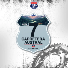 Ímã Resinado Chile - Carretera Austral (Cochrane) - comprar online