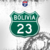 Adesivo Resinado Bolívia - Bolivia 23 - comprar online