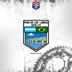Patch Bordado Brasil/Argentina - Paso de Los Libres - comprar online