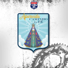 Adesivo Resinado Brasil - Aparecida Caminho da Fé