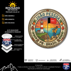 Ímã Resinado Brasil - João Pessoa (Paraíba)