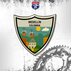 Ímã Resinado Colombia - Medellín Placa - comprar online