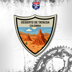 Ímã Resinado Colombia - Desierto de Tatacoa Placa - comprar online