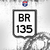 Ímã Resinado Brasil - BR 135