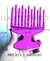 Peine Ahuecador Doble Pua Rulos x 3 unidades Eurostil 50431 - comprar online