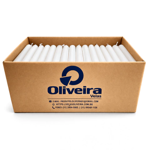 Vela Palito Branca 15,8 Diâmetro (2 kilos ) 12/14/16/18 CENTIMETROS - comprar online