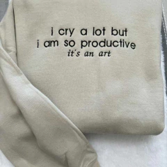 BUZO I CRY A LOT - comprar online