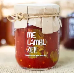Geleia Artesanal de Tomate com Manjericão - 240g