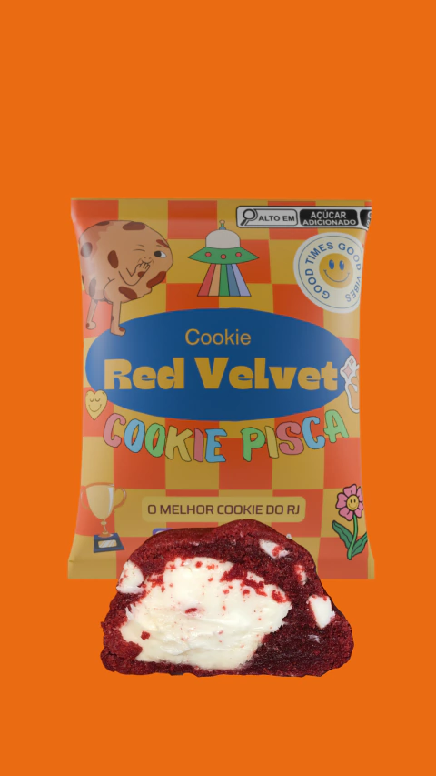 COOKIE RED VELVET CHOCOLATE BRANCO - comprar online