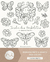 Kit Digital Jardim das Borboletas Para Colorir