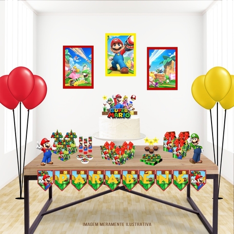 Kit Festa Super Mário - Arquivo Digital - comprar online