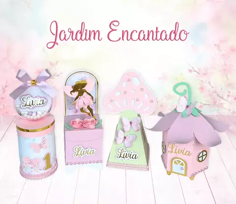 Kit Festa Jardim das fadas - Arquivo Digital