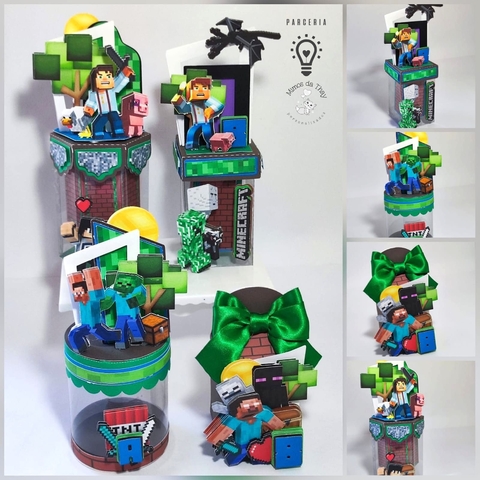 Kit Festa Minecraft - Arquivo Digital - comprar online
