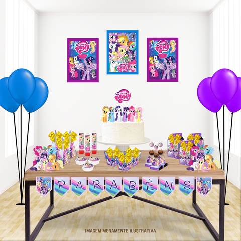 Kit Festa MY LITTLE PONEY - Arquivo Digital - comprar online