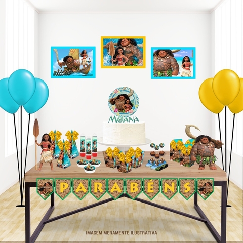 Kit Festa Moana - Arquivo Digital - comprar online